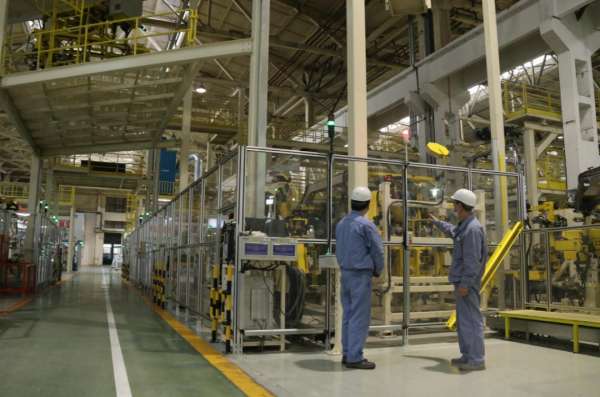 生產(chǎn)現(xiàn)場(chǎng)。慶鈴集團(tuán)供圖