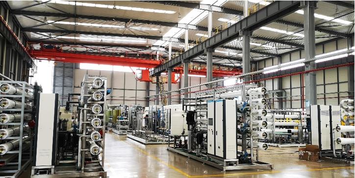 三峰科技膜系統(tǒng)制造基地。三峰科技供圖