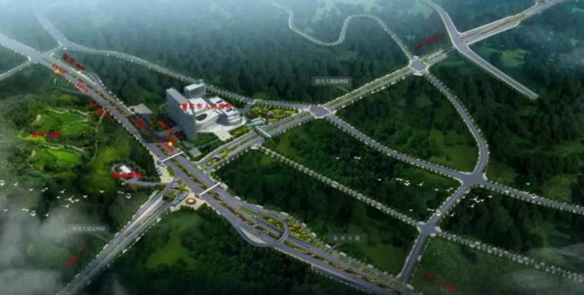 金星節(jié)點工程效果圖。渝高公司供圖