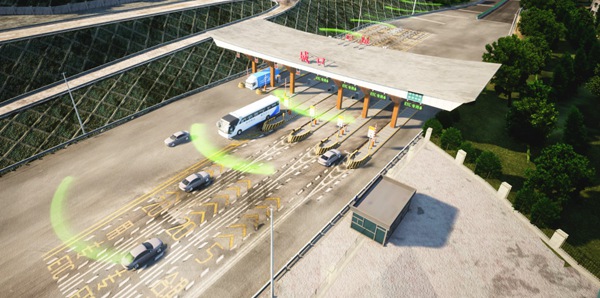 城口智慧收費(fèi)站。重慶高速集團(tuán)供圖