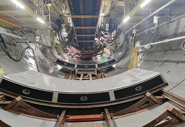 TBM掘進(jìn)施工。施工方供圖