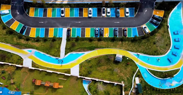 北碚區(qū)將軍路停車場(chǎng)。 受訪單位供圖