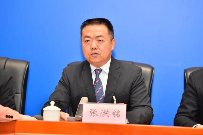 張洪銘介紹相關(guān)情況。王加喜攝