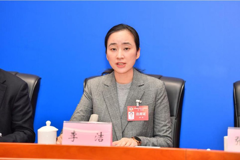 李潔介紹相關(guān)情況。王加喜攝