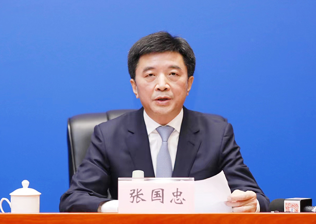 張國(guó)忠代表。石濤攝