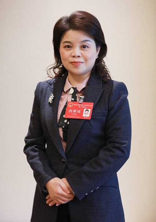 鄧朝霞代表。受訪者供圖