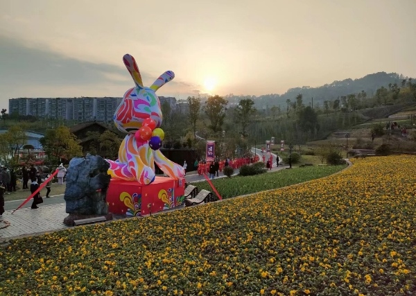 璧山古道灣公園。林霞攝