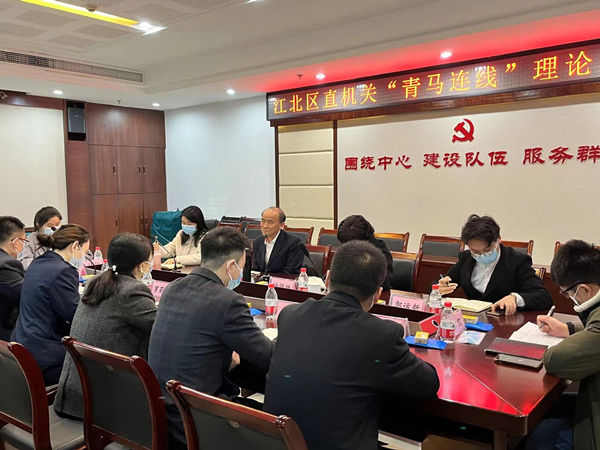 “青馬連線”青年理論學(xué)習(xí)分享會現(xiàn)場。蔣海濤攝