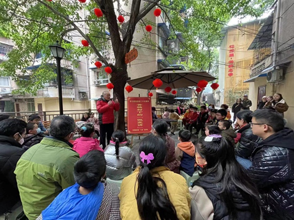 宣講現(xiàn)場(chǎng)。花園路街道供圖