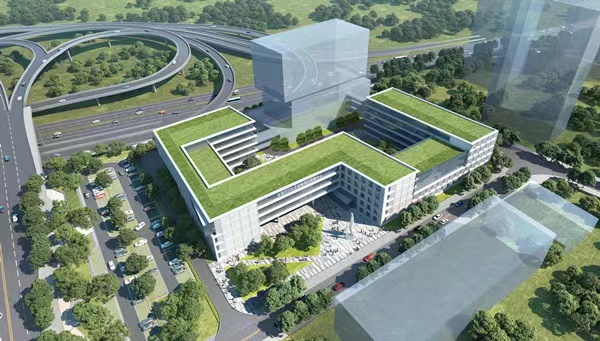 江北區(qū)疾控綜合服務(wù)中心江北新城社區(qū)衛(wèi)生服務(wù)中心項目效果圖。江北區(qū)委宣傳部供圖