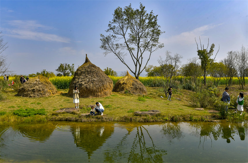 廣陽島成為市民周末親近自然、休閑游玩的好出去。崔景印攝
