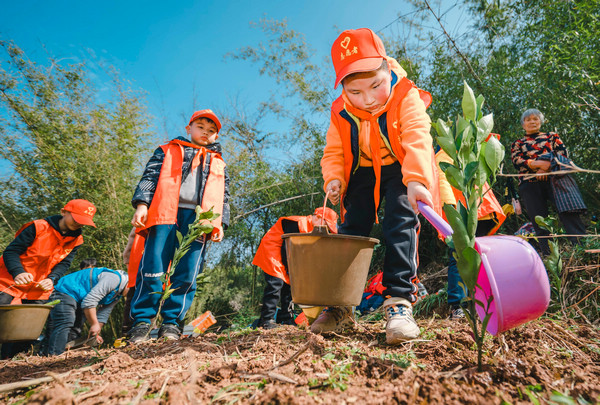 活動現(xiàn)場。共青團(tuán)巴南區(qū)委供圖
