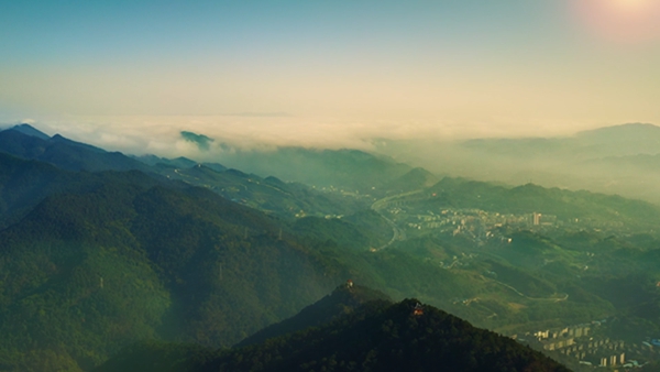 橋口壩森林公園。一品街道供圖