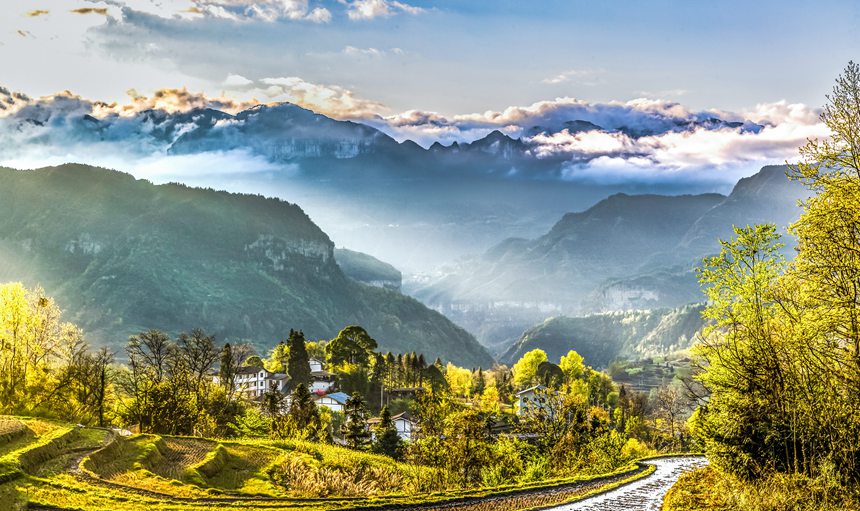 南川區(qū)德隆鎮(zhèn)隆興村民居。瞿明斌攝