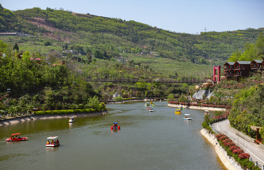 安瀾谷一角。冉孟軍攝