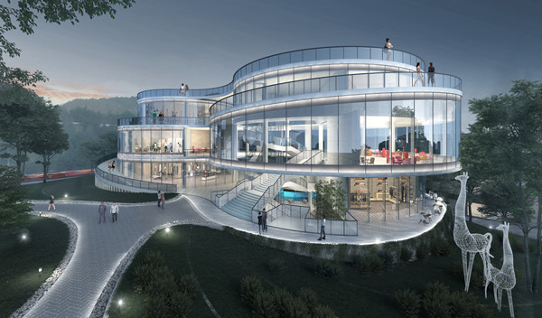 四面山國際康養(yǎng)云城會所。四面山國際康養(yǎng)云城供圖