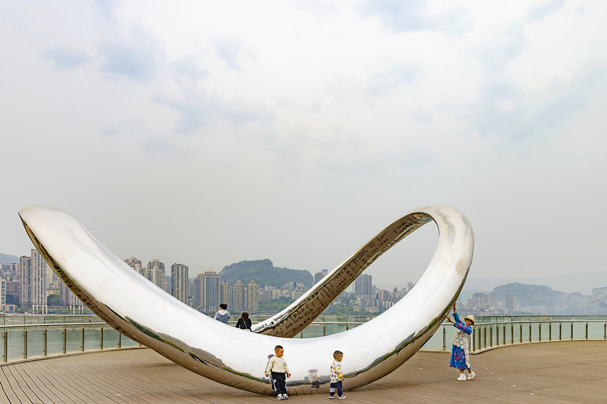 萬州濱江環(huán)湖公園。曾英豪攝