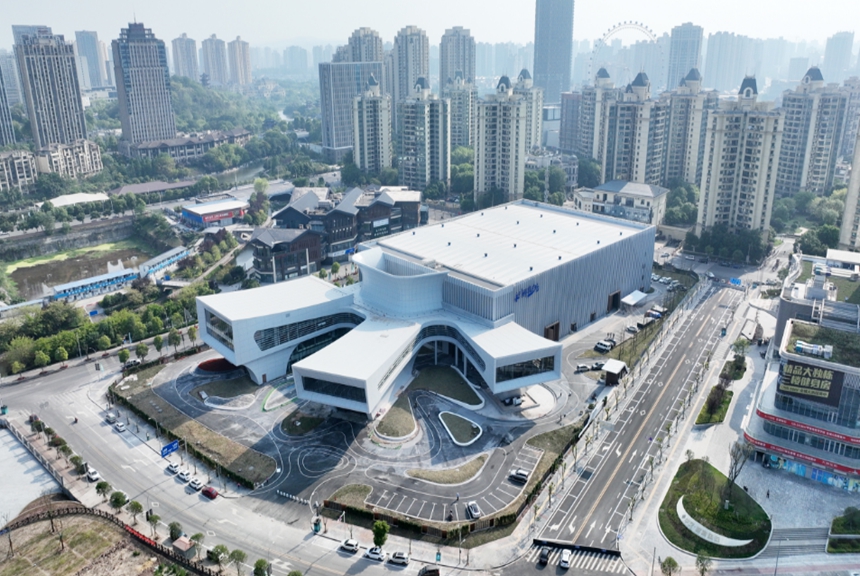 永川科技片場(chǎng)俯瞰圖。 陳科儒攝