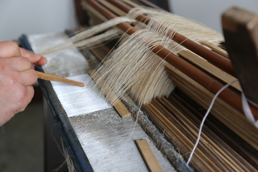 榮昌夏布制作過(guò)程。榮昌區(qū)委宣傳部供圖
