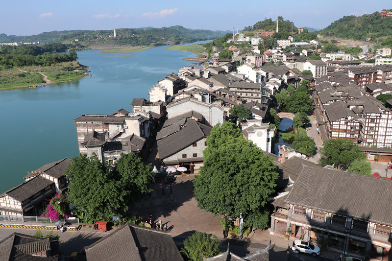 安居古城。胥世鵬攝