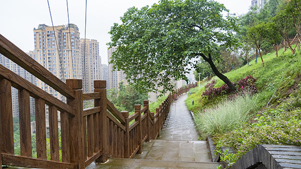 鴻恩步道。唐鑫攝
