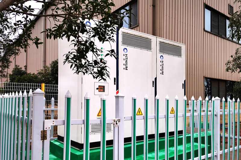 海辰儲能為企業(yè)提供的儲電設(shè)備。黃亞輝攝