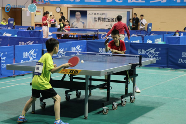 比賽現(xiàn)場。重慶市乒乓球協(xié)會供圖