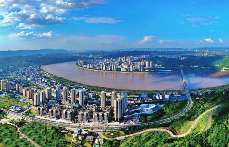 江津全景。江津區(qū)委宣傳部供圖