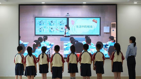 6月30日，重慶市稅務局、青島市稅務局聯合開展“青渝有約 與稅童行”青少年稅收普法“云課堂”。文明燕攝