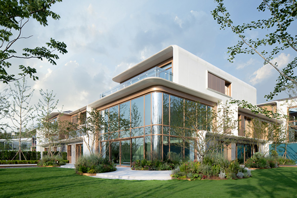 重慶華僑城藍(lán)楹灣產(chǎn)品實景圖。重慶華僑城供圖