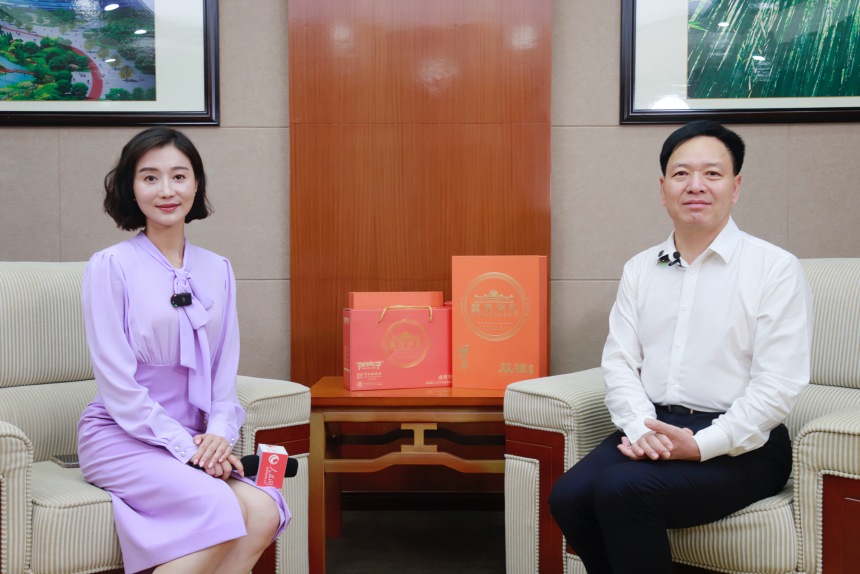 訪談現(xiàn)場。向詩佳攝