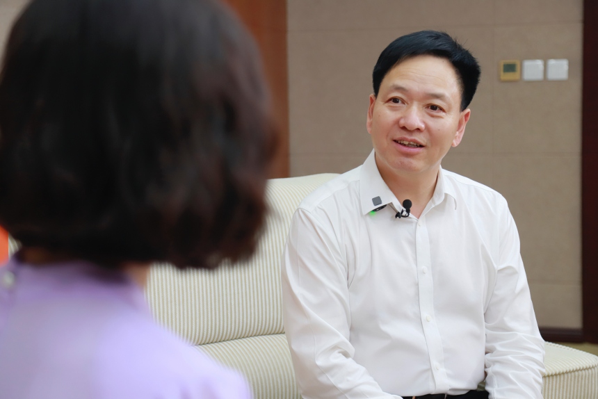 訪談現(xiàn)場。向詩佳攝。