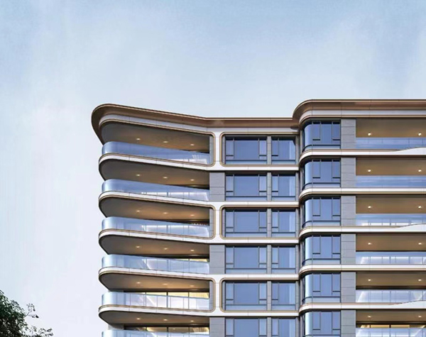 “超流體”大平層外觀實景圖。天璽壹號供圖