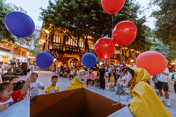 藝術(shù)節(jié)現(xiàn)場(chǎng)。重慶天地供圖