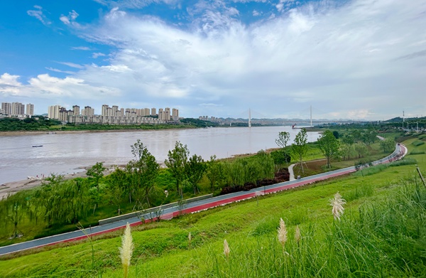 “兩江四岸”葛老溪段。唐鑫攝