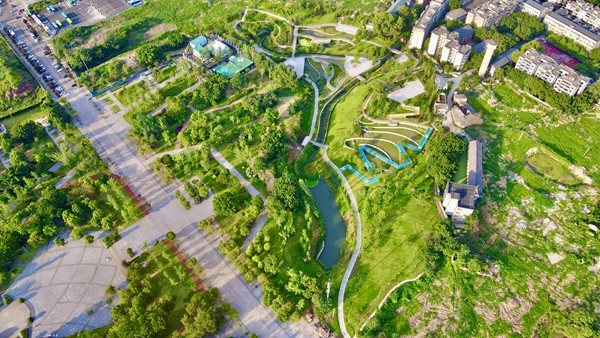 馬河溪治理提升后。北碚區(qū)住房城鄉(xiāng)建委供圖