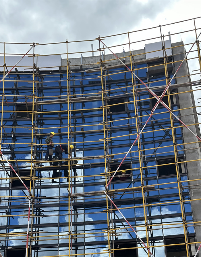 渝昌工人文化館建設(shè)現(xiàn)場。劉政寧攝