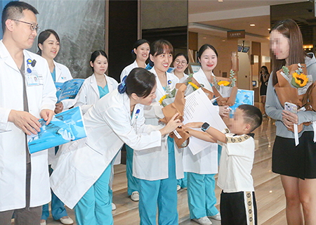 活動現(xiàn)場。重慶安琪兒婦產(chǎn)醫(yī)院供圖