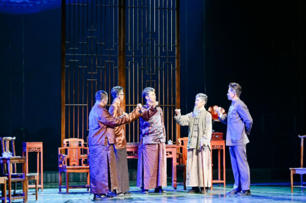 校史劇現(xiàn)場。重慶大學供圖