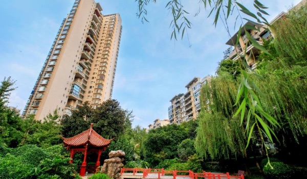 綠韻康城環(huán)境實(shí)景圖。金科服務(wù)供圖