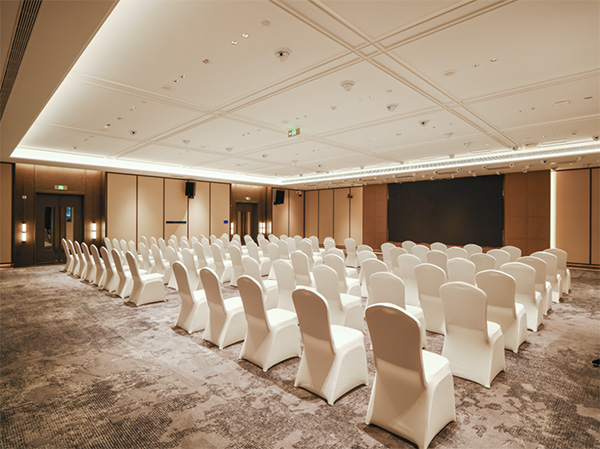 多功能會議室實(shí)景圖。金隅地產(chǎn)供圖