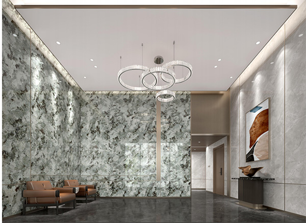 入戶大堂意境圖。海成供圖