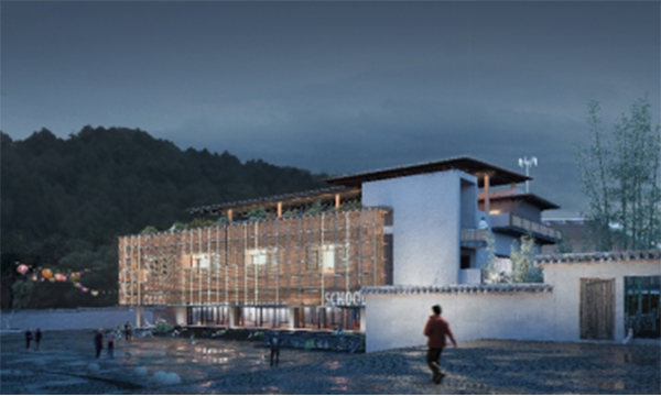 天津大學(xué)團隊作品《江濱一社》效果圖。凱德供圖