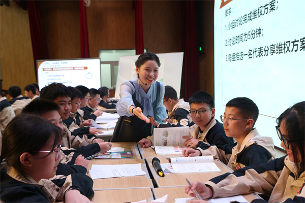 課例展示。江津區(qū)教委供圖