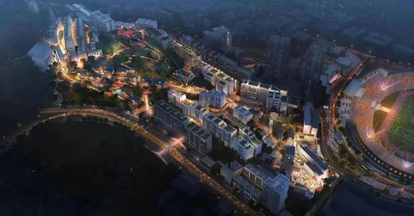 國際村片區(qū)城市更新項目效果圖。渝中區(qū)住房城市建委供圖