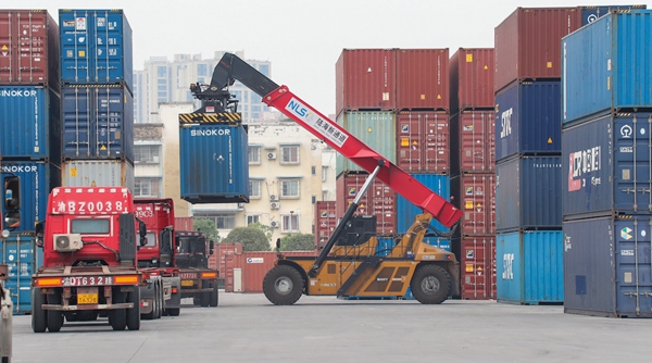 西部陸海新通道重慶無(wú)水港。受訪單位供圖