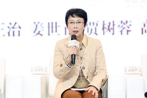賈樹蓉現(xiàn)場(chǎng)分享。中華醫(yī)學(xué)會(huì)醫(yī)學(xué)美學(xué)與美容學(xué)分會(huì)供圖