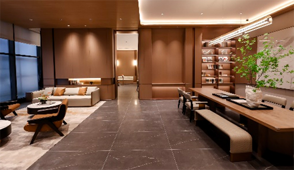 海成云悅樣板間。海成集團供圖