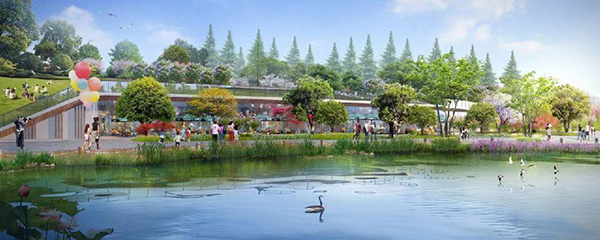 花石公園效果圖。重慶空港新城開發(fā)建設有限公司供圖