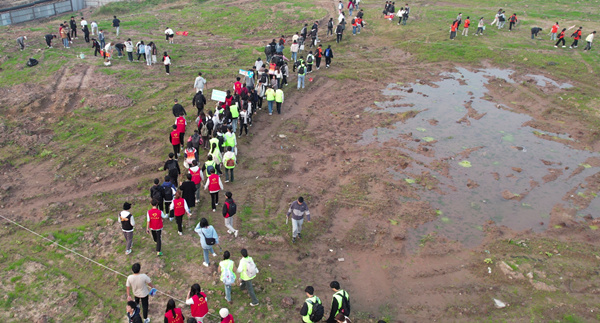 俯瞰農(nóng)場。重慶理工大學(xué)供圖